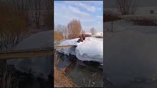 Drunk Russian Men Fall Off Bridge [upl. by Einnep206]