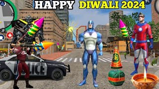 Rope Hero Vice Town Game  Rope Hero Celebrates Happy Diwali 2024  Rope Hero Vice Town  Oo Gamerz [upl. by Ayerf]