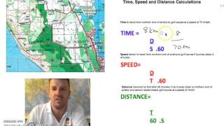 Topographic Mapping  TimeSpeedDistance [upl. by Clapp389]