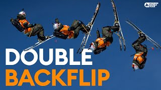 Max Palm Double Backflip I FWT22 Kicking Horse [upl. by Aicila]