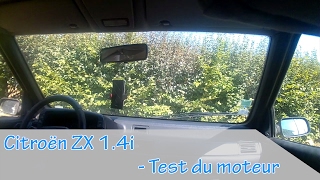 CITROËN ZX 14i  TEST DU MOTEUR [upl. by Llebyram]