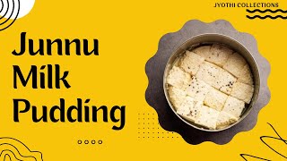 Junnu Recipe In Telugu  How to Make Junnu  Homemade Colostrum Milk Pudding [upl. by Aidnama]