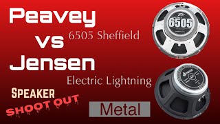 Peavey 6505 vs Jensen Electric Lightning Speakers [upl. by Gillie]