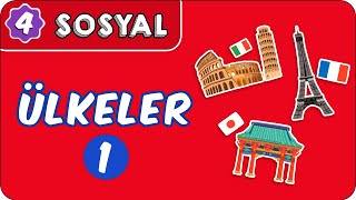 Ülkeler  1  4 Sınıf Sosyal Bilgiler evokul Kampı [upl. by Rainger536]