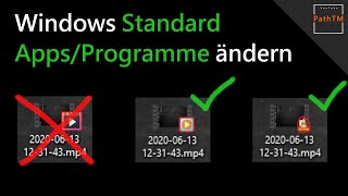 Andere App zum Starten von Programmen festlegen Windows 10  PathTM [upl. by Groscr360]