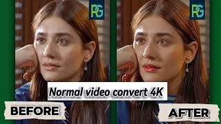 Normal video ko 4K HDR kaise banaenHow to convert simple video to 4K ultra in capcut CapCut4khdr [upl. by Ycniuq]