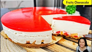 Pang Handa sa Pasko Gumawa ng Fruity Cheesecake [upl. by Sokem]