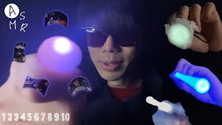 ASMR│Close your eyes for 2500seconds😵‍💫9999寝落ちする2500秒目を瞑れの指示😵‍💫目で追うハンドムーブメント囁き声マウスサウンドライトニング光 [upl. by Malloch]