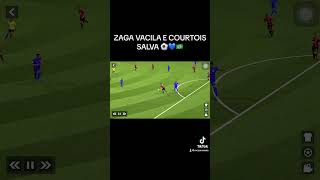 ZAGA VACILA E COURTOIS SALVA 💙⚽️🇧🇷 [upl. by Jobey]