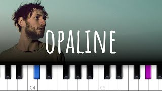 Opaline  Novo Amor piano tutorial [upl. by Eniledgam]