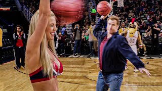 Will Ferrell knocks out a cheerleader with a basketball [upl. by Eanal405]