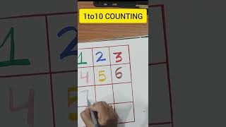 1to10numbersforkids learning writing counting1to 10writing 110 numbersvideos for kids [upl. by Annawal]