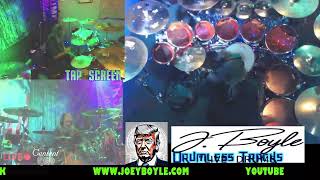 Trump DRUMLESS COVERS METAL BANDS drummer livedrums fypシ゚viral trump [upl. by Khorma]