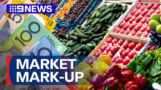 Price of fruit and vegetables set to rise after rent hike at Melbourne market  9 News Australia [upl. by Nolur]