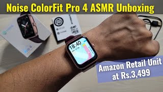 Noise ColorFit Pro 4 Smartwatch Under Rs4000 Unboxing  ASMR  Bluetooth Calling Digital Crown [upl. by Donatelli511]