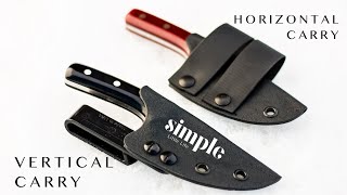 Making a Kydex Sheath  Simple Little Life [upl. by Hanzelin]