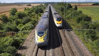 Eurostar  Alstom TMST E300 vs Siemens E320 [upl. by Lever]