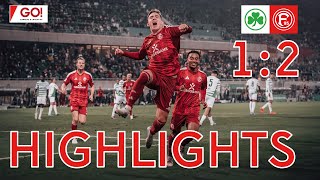 HIGHLIGHTS  SpVgg Greuther Fürth vs Fortuna Düsseldorf 12  Auswärtssieg in Fürth [upl. by Cuda]