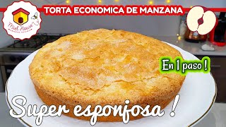 TORTA MATERA DE MANZANA en 1 paso POQUITOS INGREDIENTES [upl. by Aisaim]