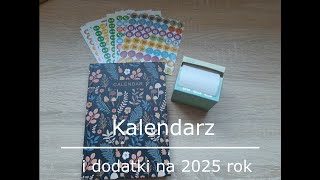 Kalendarz na 2025 rok 🗓️ oraz dodatki do kalendarza które mi pomagają w planowaniu [upl. by Yirinec110]