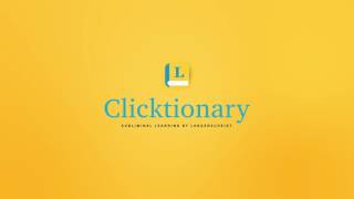 Langenscheidt Clicktionary Learn a language – without even trying [upl. by Lytsirk444]