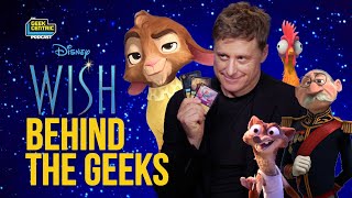 Behind The Geeks  Our Interview with ALAN TUDYK voice of Valentino from Disneys WISH [upl. by Neirad]