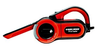 Black  Decker PAV1205 12V Dustbuster Pivot Automotive Vacuum Cleaner  Test [upl. by Eiten]