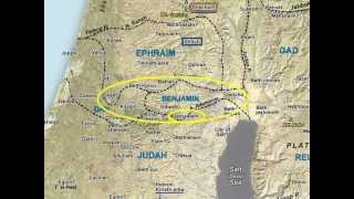 04 Benjamin Region and Jerusalem Approaches Satellite Bible Atlas Maps 18 amp 19 [upl. by Enidlareg]