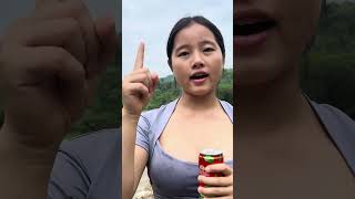 How to open a can for women shorts survival bushcraft hacks [upl. by Gnilrets957]