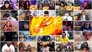 LUFFY USES RED ROC One Piece  Episode 1015  MEGA Reaction Mashup [upl. by Ajam]