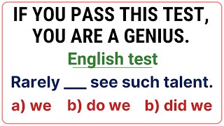 English Grammar Test 🌟 If you pass this test you are a genius [upl. by Dorothea]