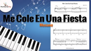 Partitura Me Cole En Una Fiesta Mecano [upl. by Zia]