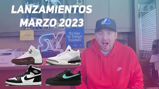 Los MEJORES lanzamientos de SNEAKERS para marzo 2023 [upl. by Ailido277]