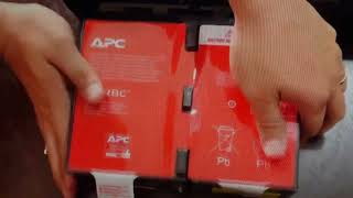 APC UPS Battery Replacement APCRBC124 Not Charging [upl. by Ahilam]