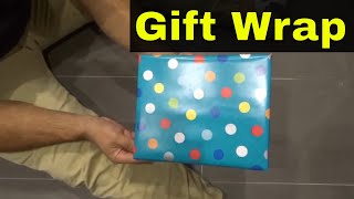 How To Gift Wrap Boxes PerfectlyFull Tutorial [upl. by Tingley]