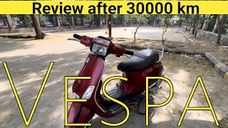 VESPA SXL 150 Real Life Drive Review after 30000 km 👍 service cost  Durability✅ reliability✅ [upl. by Oliva849]