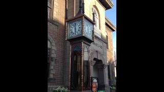 Steam Clock Whistle at 6PM in Otaru [upl. by Pachston]