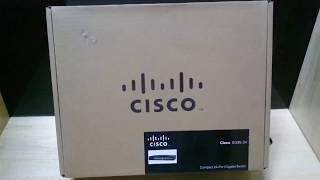 UNBOXING CISCO SG9524 GIGA PORT SWITCH [upl. by Atnoek]