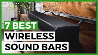 Best Wireless SoundBars in 2024  How to Choose a Wireless Sound Bar for your Tv [upl. by Etnovert]