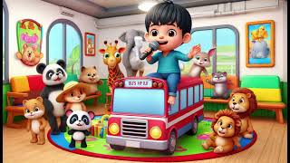 Animal Bus Ride  Baby Shark Kids Alots Of Songs  Cartoon Nursery Music Rhymes [upl. by Oinegue179]