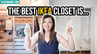 IKEA CLOSETS  Which One is Better PAX vs AURDAL [upl. by Reve]