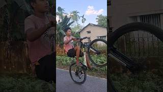 Long wheelie mtb hrx 1100 cycle wheeliemtb [upl. by Suhpoelc668]