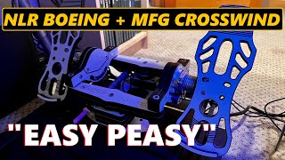 DCS IS AWESOME  Mounting The MFG Crosswind Pedals To Next Level Racing’s Boeing Flight Simulator [upl. by Zingg]