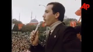 Recep Tayyip Erdoğan 1979 Yılında Mitingde Konuşuyor [upl. by Hettie]