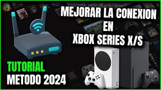 COMO MEJORAR la CONEXION de INTERNET en XBOX SERIES XS 2024 [upl. by Nnylarat]