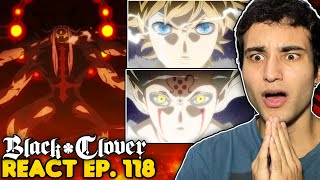 REI MAGO E LICHT VS DEMÔNIO LUMIERE É INSANO  React Black Clover EP 118 [upl. by Airotel735]