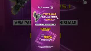 Começou as inscrições do vestibular solidário da Unisuam [upl. by Olrak]