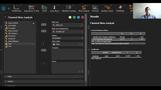 2 Metaanalysis  Obtaining initial results input options fixedeffects vs randomeffects models [upl. by Nalra]