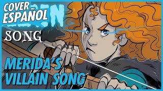 MERIDAS VILLAIN SONG  Viento y Cielo Alcanzar  ANIMATIC VALIENTE  Cover Español  David Delgado [upl. by Sokin]