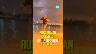 Russian Man Gets Struck By Lightning Strike While Filming Dance Video [upl. by Keane93]